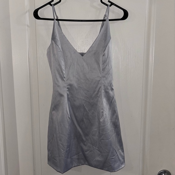 Dresses & Skirts - Elegant Silver Slip Dress